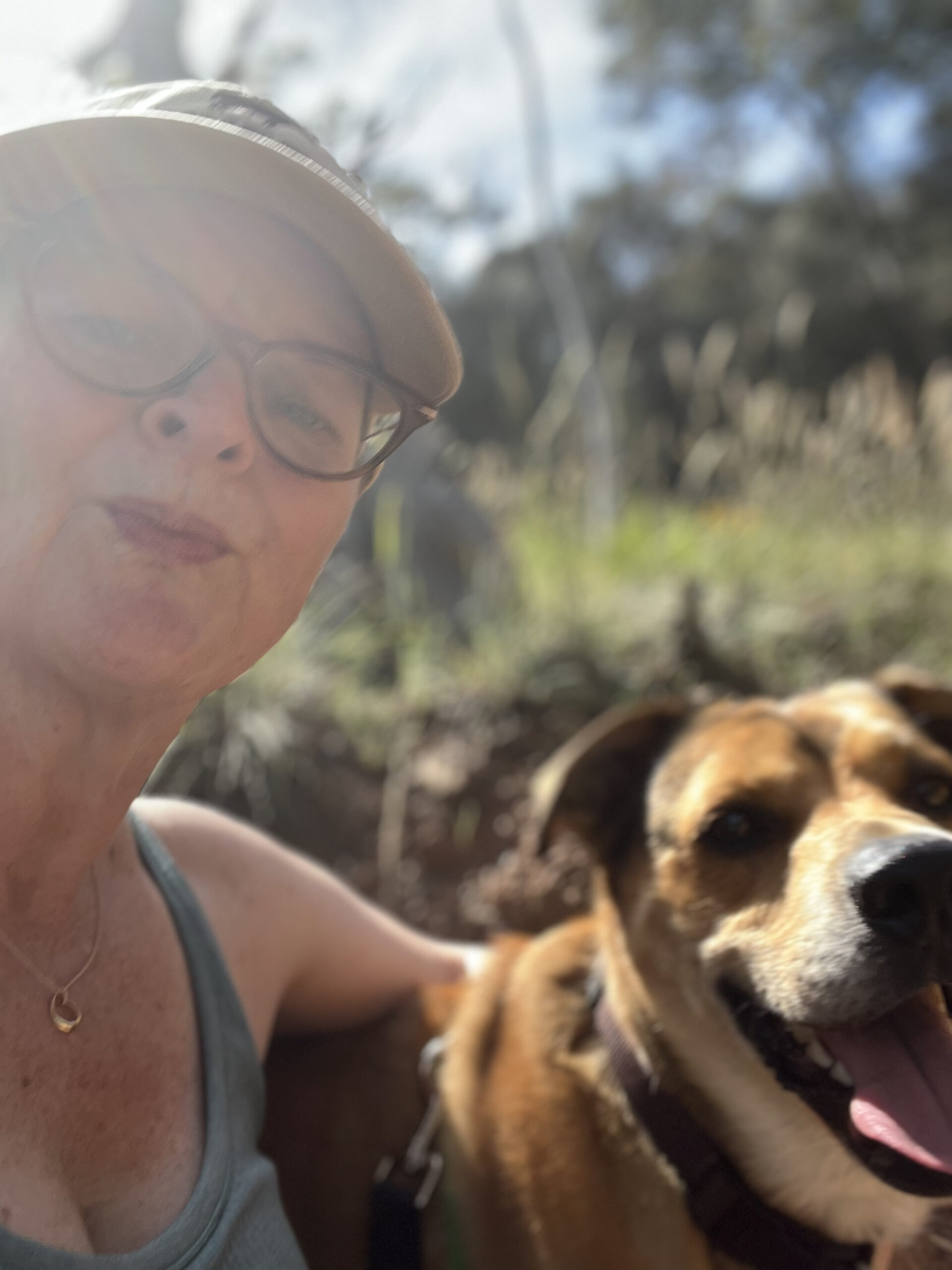 Felicity and her dog Bruno